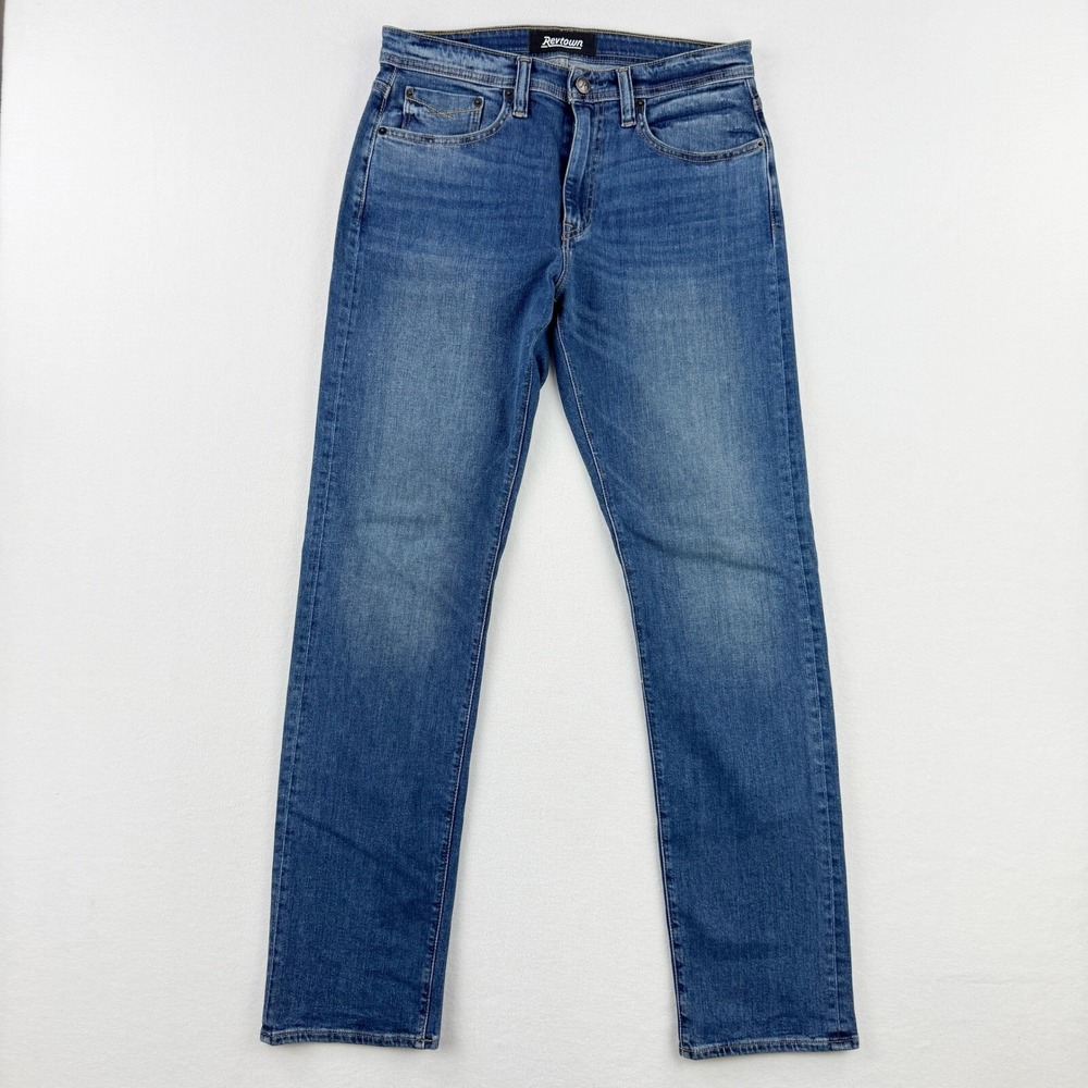 Revtown‎ Decade Denim Jeans (Fit Like 32x33) Slim Fit Stretch Blue Jeans